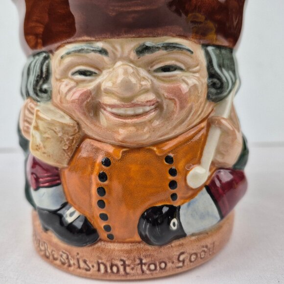 Vintage Royal Doulton The Best Is Not Too Good Toby Mug Limited Editon England - Picture 2 of 14